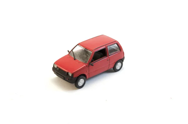 Speelgoed kleine machine auto 's — Stockfoto