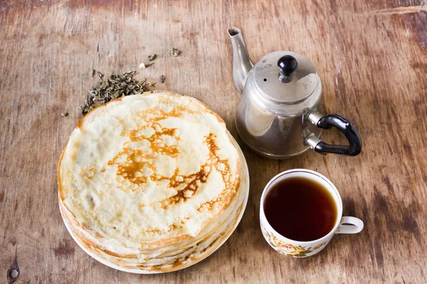 Stack of pancakes — Stock Photo, Image