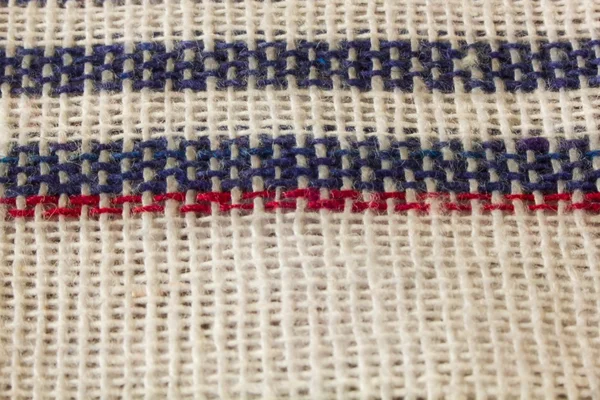 Checkered niebieski tkaniny — Zdjęcie stockowe