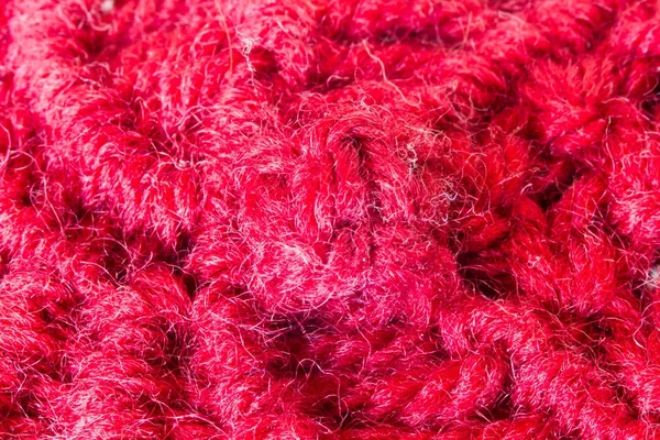 Lã de malha vermelha — Fotografia de Stock