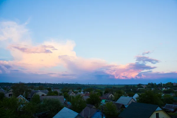 Sunset sky for background — Stock Photo, Image