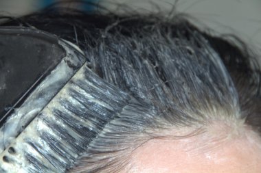 saç boyama bir Güzellik Salonu