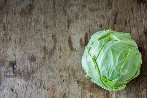 Fresh green garden cabbage — Stock Photo, Image