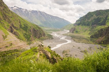 Dağ manzarası Georgia Caucasus