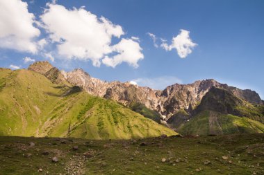 Dağ manzarası Georgia Caucasus