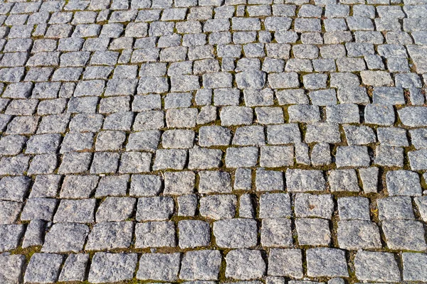 City little  cobbles  on the street road — Stock Photo, Image