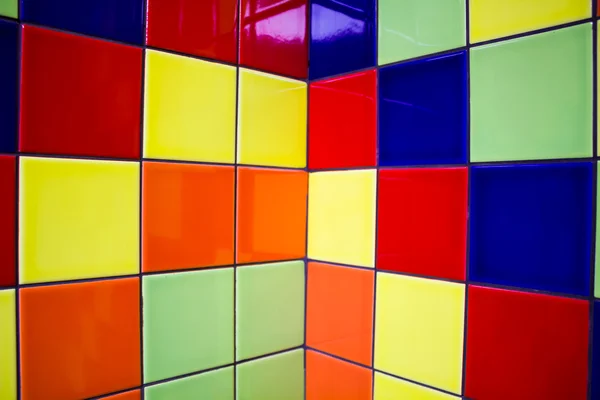 Multi-colored tiles for the background — Stock Photo, Image