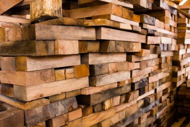 Ahşap Bina kirişler