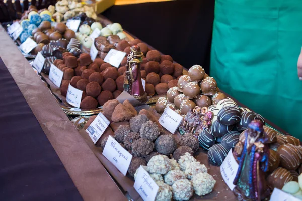 Dulces de Navidad en el mostrador — Foto de Stock