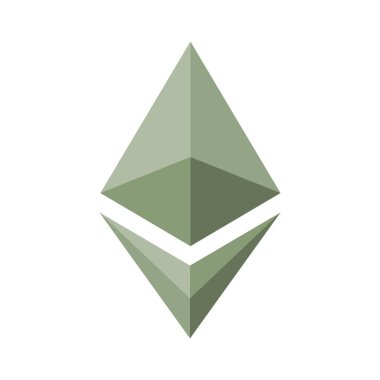 Blockchain teknolojisi için şablon logosu. Rhombus, akıllı kontrat blok sembolünün logosu. Merkezi olmayan işlemler için tasarım. Vektör İllüstrasyonu.