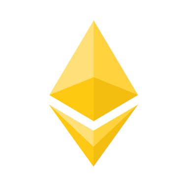 Blockchain teknolojisi için şablon logosu. Rhombus, akıllı kontrat blok sembolünün logosu. Merkezi olmayan işlemler için tasarım. Vektör İllüstrasyonu.