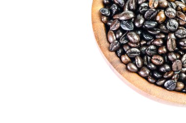 Kavrulmuş kahve çekirdeği.