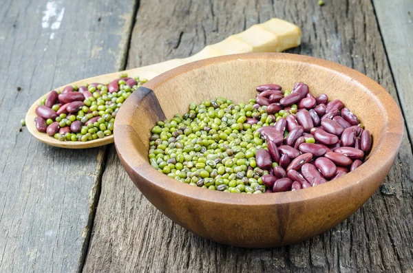 Red and green bean — Stock Photo, Image
