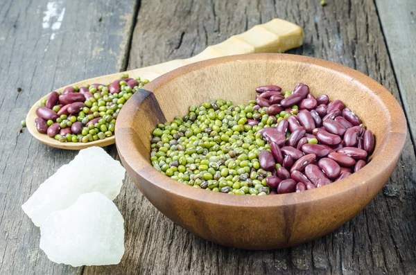 Red and green bean — Stock Photo, Image