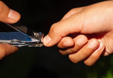 Tırnak kesme, sağlık konsepti