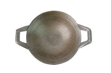 Beyaz arkaplanda izole edilmiş klasik pan