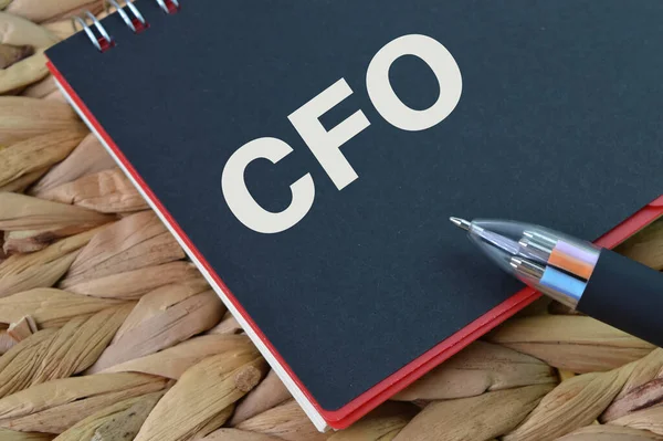 Notebook written with CFO stands for Chief Financial Officer