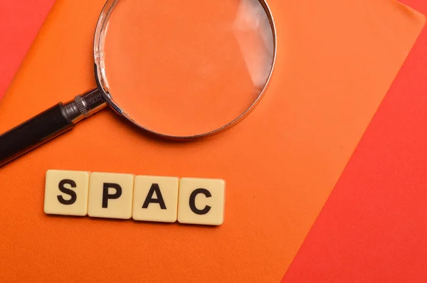 Alphabet Letters Text Spac Stands Special Purpose Acquisition Company — Stock Photo, Image