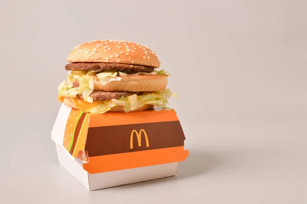 2018 Klang Malaysia June 2021 Big Mac Burger Burger Box — 스톡 사진
