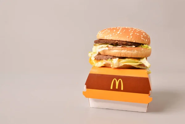 2018 Klang Malaysia June 2021 Big Mac Burger Burger Box — 스톡 사진