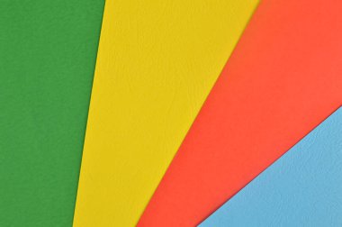 Çok renkli kağıt çarşaf koleksiyonu. Güzel arkaplan