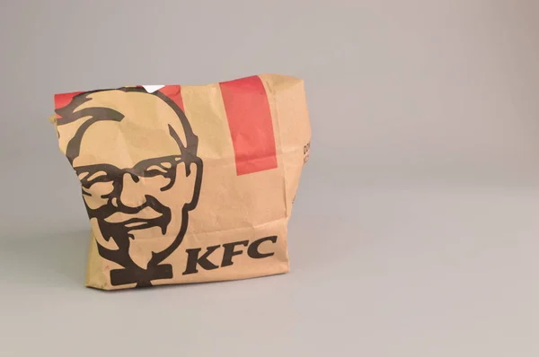 Klang Malaysia Juli 2021 Kfc Fast Food Verpackung Zum Mitnehmen — Stockfoto