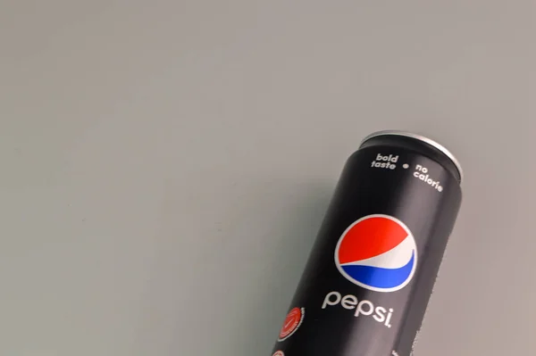 Klang Μαλαισία Ιουλίου 2021 Κονσέρβα Πέπσι Pepsi Cola Beverage Γκρι — Φωτογραφία Αρχείου