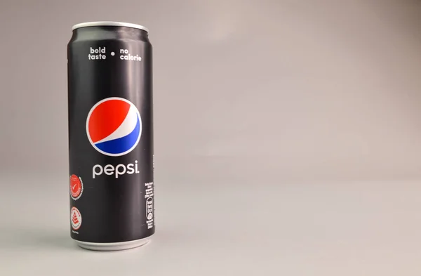 Klang Μαλαισία Ιουλίου 2021 Κονσέρβα Πέπσι Pepsi Cola Beverage Γκρι — Φωτογραφία Αρχείου
