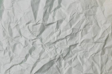 Arkaplan için yeşil buruşuk doku. Kağıt dokusu