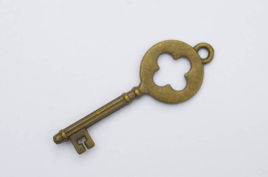 Miras Koruma için Detaylı Antik Metal Anahtar, Eski Mülklere Erişim ve Kavramsal Gayrimenkul Başarı