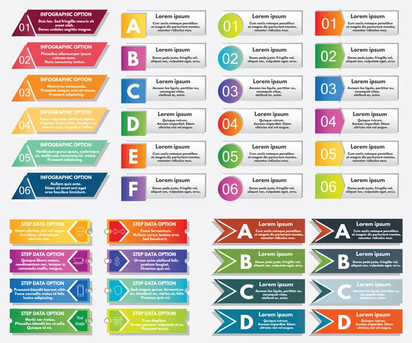 Elementos infográficos. — Vetor de Stock