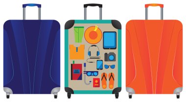  Bavul. Bir bavulla şeyler.