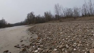Psheha Nehri 'nin sol kıyısındaki doğa.