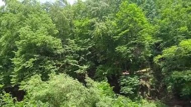 Krasnodar bölgesinin Apsheron bölgesindeki Guam Boğazı 'nın güzelliği.