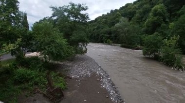 Haziran-ay döneminde Abhazya 'nın Kamanov ilçesi