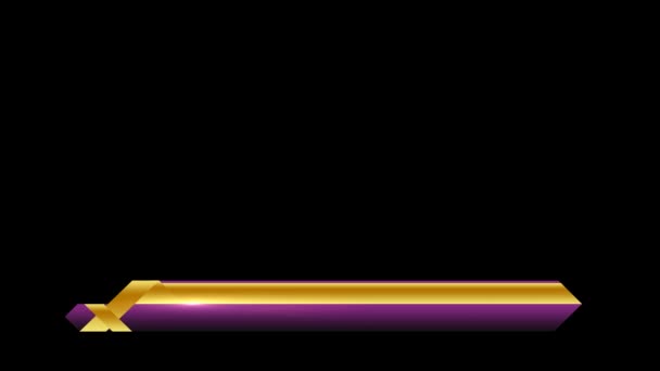 Ruban inférieur troisième bannière bar nom futur 