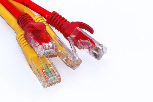 Wire Lan connection — Stock Photo, Image