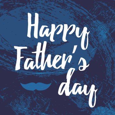 Babalar Günün kutlu olsun. Vektör illüstrasyonu, düz tasarım