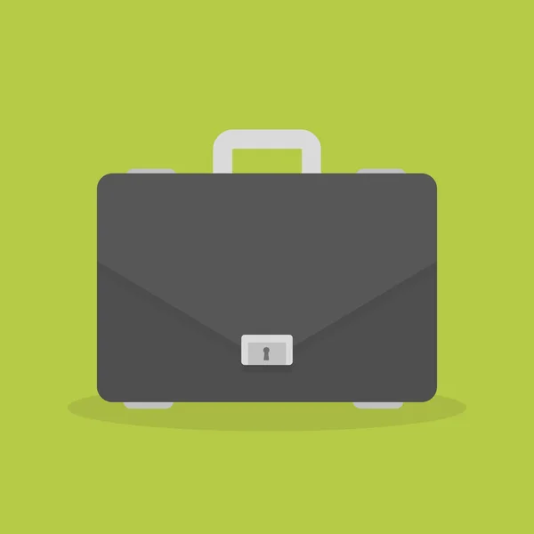 Briefcase Illustration Business Concept Colorful Icon Flat Design Vector Illustration — Vetor de Stock