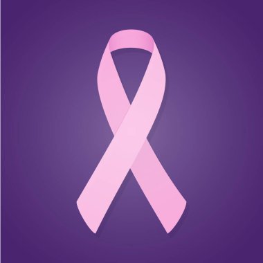 Pembe kurdele. Uluslararası Göğüs Kanseri Günü. Farkındalık günü. Vektör illüstrasyonu, düz tasarım