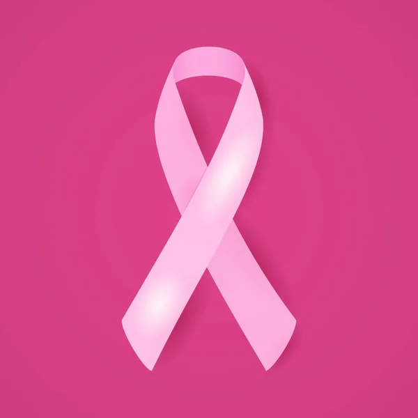 유방암의 의식의 일러스트 디자인 — 스톡 벡터