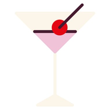 Geometrik Sevgililer Günü ikonu. Aşk sembolü. Vektör illüstrasyonu, düz tasarım