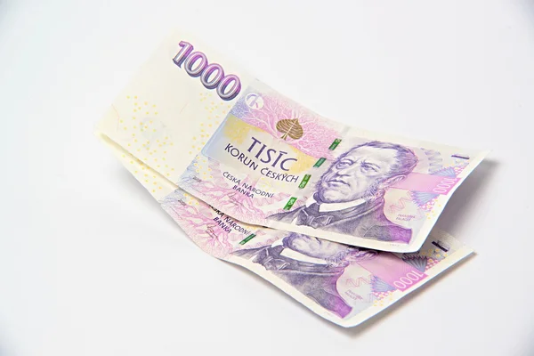 Чешская денежная корона — стоковое фото
