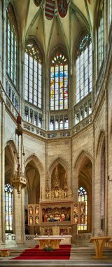 Kutna Hora 'daki katedralin içinde