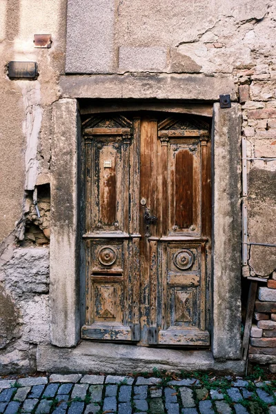 Antigua Puerta Casa Antigua — Foto de Stock