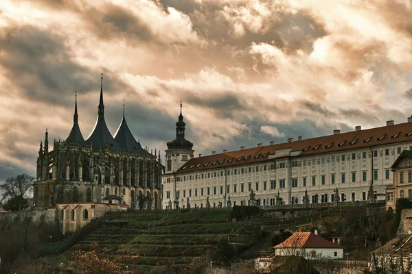 Catedral Kutna Hora Protegida Por Unesco República Checa — Foto de Stock