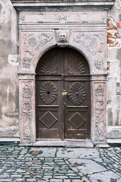 Antigua Puerta Casa Antigua — Foto de Stock