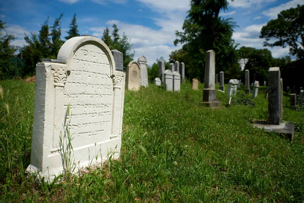 Juillet 2020 Breclav République Tchèque Vieux Cimetière Juif Breclav Juillet — Photo