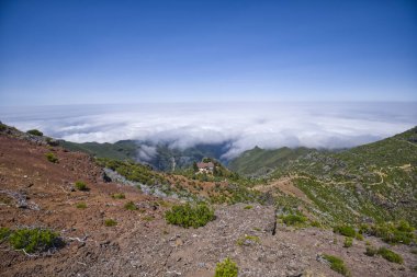 Madeira 'da güzel bir gün batımı - Portekiz
