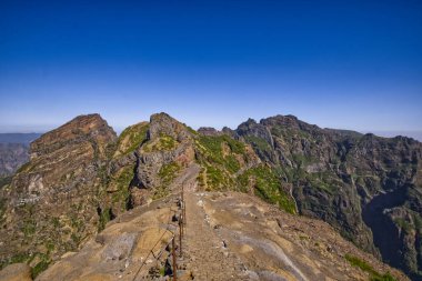 Madeira 'da güzel bir gün batımı - Portekiz